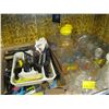 Image 2 : LOT OF MISC. - CUTLERY, UTENSILS, GLASSWEAR, MEASURING CUPS, ETC.