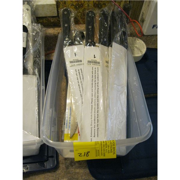 CONTAINER OF ASSORTED NEW KNIVES