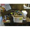 Image 1 : LARGE LOT OF ASSORTED KITCHEN UTENSILS, CUTLERY, COFFEE MAKER, BEESWAX, ETC.