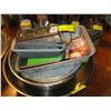Image 1 : LARGE MIXING BOWLS, BAKING PANS, GRATER, ETC.