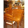 Image 1 : WOODEN DINING TABLE W/6 CHAIRS