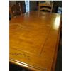 Image 4 : WOODEN DINING TABLE W/6 CHAIRS