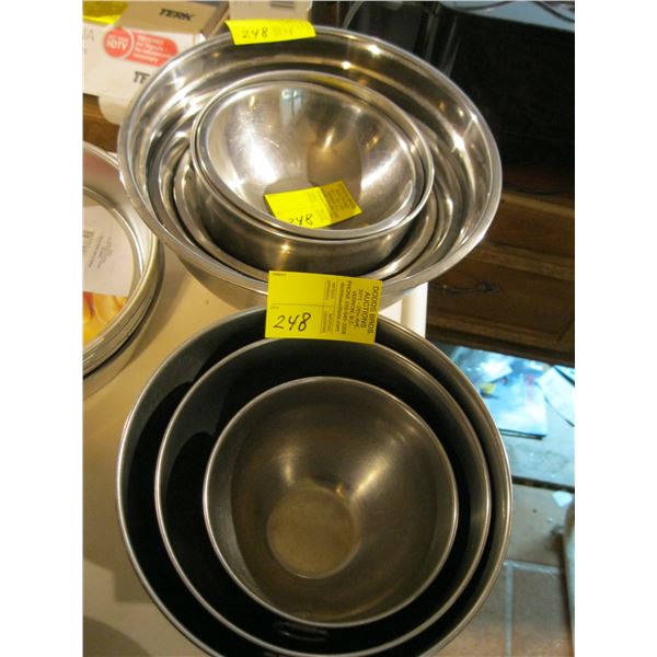 LOT OF ASSORTED SMALL MIXING BOWLS