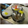 Image 1 : LOT OF ASSORTED SMALL MIXING BOWLS, CAKE PANS, ETC.