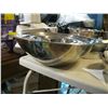 Image 2 : LARGE SET OF ASSORTED STAINLESS MIXING BOWLS