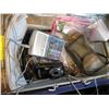 Image 2 : 2 - CONTAINERS OF MISC. - CAMERAS, SHOE LACES, CONTAINERS, ETC.