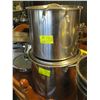 Image 1 : 2 - LARGE SS POTS