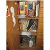 Image 1 : EVERYTHING INSIDE THE CUPBOARD OF THE CHEST OF DRAWERS - COOKBOOKS, ETC.