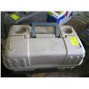Image 2 : LARGE PLANO TACKLE BOX W/ASSORTED CONTENTS