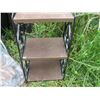 Image 2 : SMALL METAL SHELF UNIT, PLANT STAND & WIRE RACK