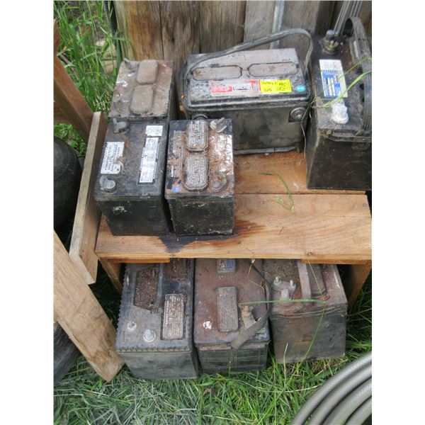 LARGE LOT OF ASSORTED BATTERIES - ALL 'AS IS' - NOT WORKING