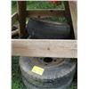 Image 1 : LOT OF 4 TRAILER TIRES ON RIMS