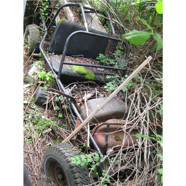DUNE BUGGY FRAME & ASSORTED PARTS