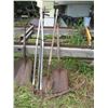 Image 1 : LOT OF MISC. - GARDEN TOOLS, RAILWAY TIEBAR