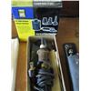 Image 2 : LOT OF MISC. - SHARPENING STONES, 12V INFLATOR, WOOD BURNING TOOL, ETC.