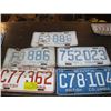 Image 1 : LOT OF BC LICENCE PLATES, PAIR OF 66 / 68/69 & A 67