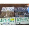 Image 1 : LOT OF BC LICENCE PLATES & A 1948 BC LICENCE PLATE