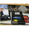 Image 1 : GRIP RITE SOCKET SET, A MASTERCRAFT CORDLESS SCREWDRIVER & A POWER FIST ROTARY TOOL KIT