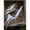 Image 2 : BOX W/ASSORTED WELDING CLAMPS (VICE GRIP LIKE), ETC.