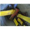 Image 2 : METAL BUCKET WITH ASSORTED AXES, HATCHETS, ETC.