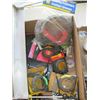 Image 2 : BOX OF MISC. - TAPE MEASURES, FANS, MINI BRAKE, ETC.