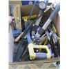 Image 2 : BOX OF MISC. - TOOLS, GRASS CLIPPERS, ETC.