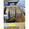 Image 1 : BOX W/MISC. - STAPLES, STAPLERS, ETC.