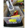 Image 1 : PLASTIC BIN OF MISC. - TUBING CUTTERS, ETC.
