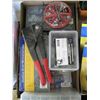 Image 2 : BOX OF MISC. - HOSE CLAMPS, RIVETS, RIVET GUN, WASHERS, ETC.