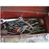 Image 2 : RED TOOL BOX W/ASSORTED CONTENTS