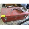 Image 3 : RED TOOL BOX W/ASSORTED CONTENTS