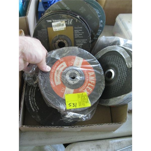 BOX OF MISC. 8  CUTTING/GRINDING DISCS