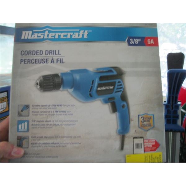 NEW MASTERCRAFT CORDED DRILL