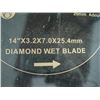 Image 3 : 4 14" DIAMOND WET SAW BLADES