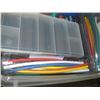 Image 2 : 5 PLASTIC CONTAINERS OF ASST. ELECTRICAL ITEMS