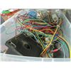 Image 3 : 5 PLASTIC CONTAINERS OF ASST. ELECTRICAL ITEMS