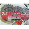 Image 2 : 7.25" NEW CIRCULAR SAW BLADES