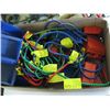 Image 1 : BOX OF MISC. BUNGEE CORDS & PLASTIC HOLDERS