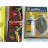 Image 3 : BOX OF MISC. TAPE MEASURES, CHALKLINE, TRAILER PINS, ETC.