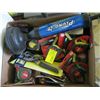 Image 1 : MISC. MOSTLY TAPE MEASURES, LEATHER PUNCH, UNPLUG IT KIT
