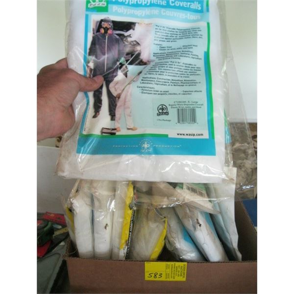 MISC. POLYPROPYLENE COVERALLS, RAINGEAR, ETC.