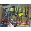 Image 1 : 4 PIECE CRESCENT WRENCH SET, 3 PIECE AVIATION TIN SNIP SET & 2 TAPE MEASURES