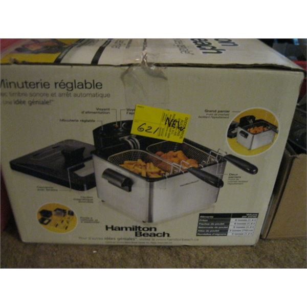 NEW HAMILTON BEACH ELECTRIC DEEP FRYER IN BOX