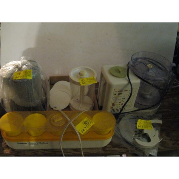 YOGURT MAKER, FOOD PROCESSOR, KETTLE, ETC.