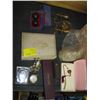 Image 1 : MISC. JEWELLERY BOX, POCKET WATCH, WATCHES, CANDLE HOLDER, ETC.