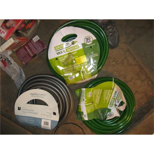 3 NEW ROLLS OF HOSE