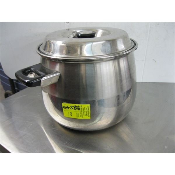 LIDDED STAINLESS POT