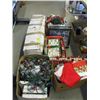 Image 1 : 5 BOXES OF XMAS ITEMS & A XMAS TREE