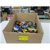 Image 1 : BOX OF ASSORTED KIDS TOY CARS, ETC.