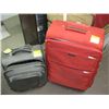 Image 1 : LARGE RED SUITCASE & SMALLER GREY SUITCASE